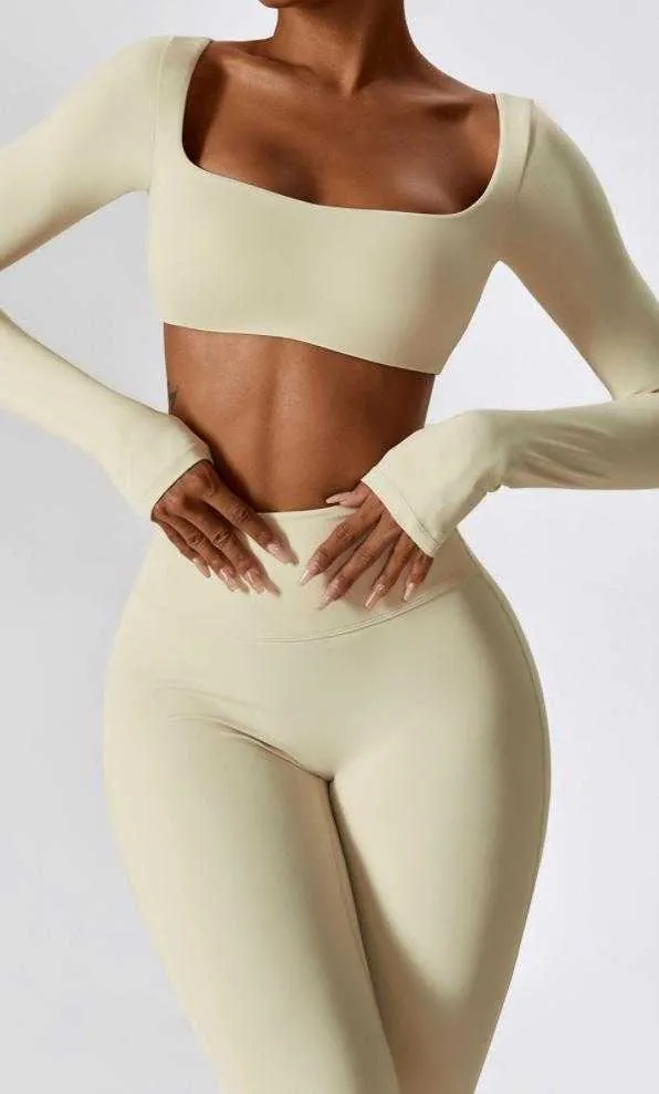 Long-Sleeve Top & Flare Pants